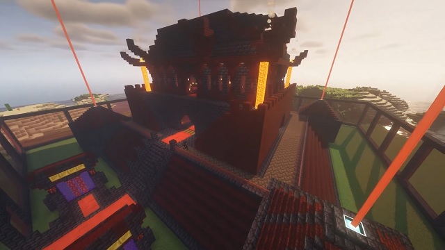 Small Chinese Pagoda - Blueprints for MineCraft Houses, Castles