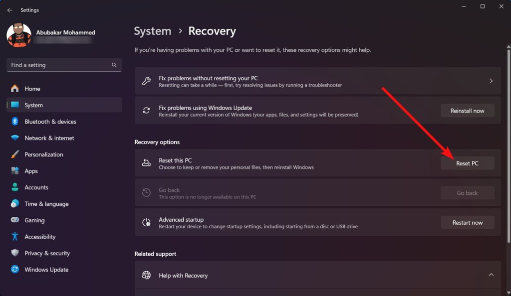 How to Factory Reset a Windows 11 PC