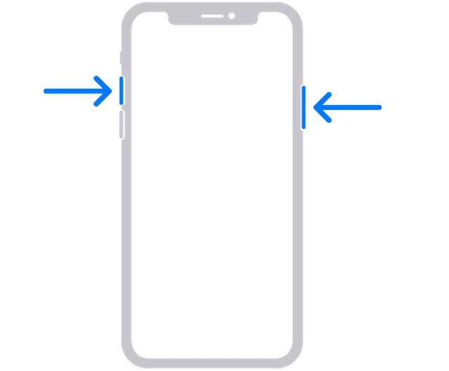 Take a screenshot on iPhone with Face ID