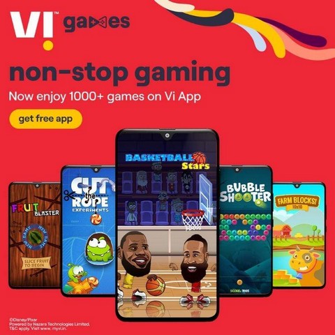 Vodafone Idea Vi games announced