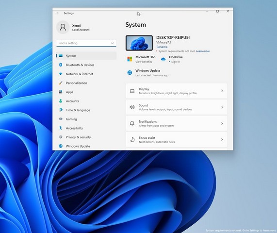 يعرض Windows 11 الآن علامة مائية "لم تتحقق متطلبات النظام" على أجهزة الكمبيوتر الشخصية وأجهزة الكمبيوتر المحمولة غير المدعومة