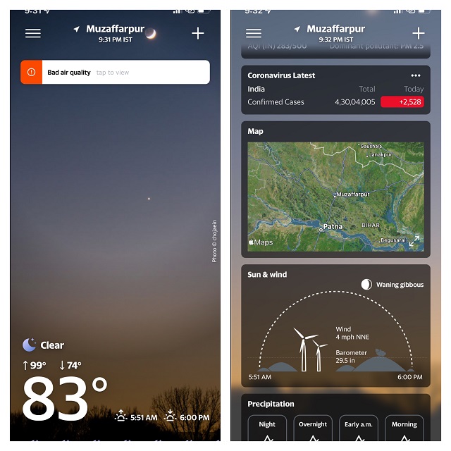 Top 12 AccuWeather Alternatives for iOS You Can Use (2022) | Beebom