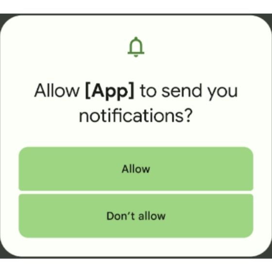 android 13 dp2 notification permission