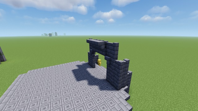entrance of castle