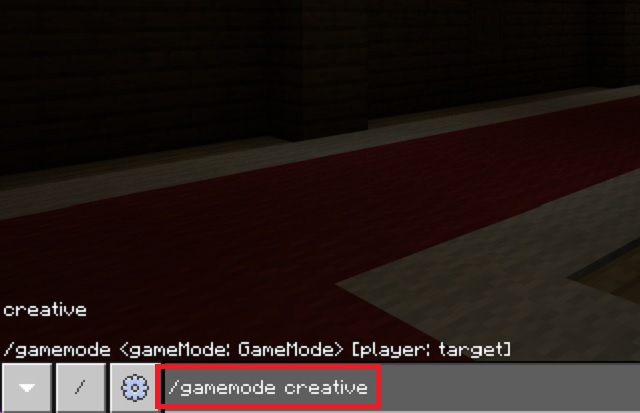 creative gamemode in Bedrock Minecraft