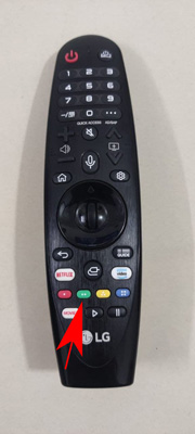 Press the green button or option button on the remote