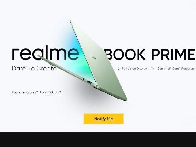 realme book prime launch set for apirl 7 in india