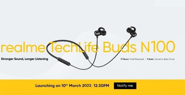 realme techlife buds n100 india launch confirmed