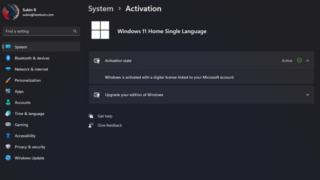 view activation state details