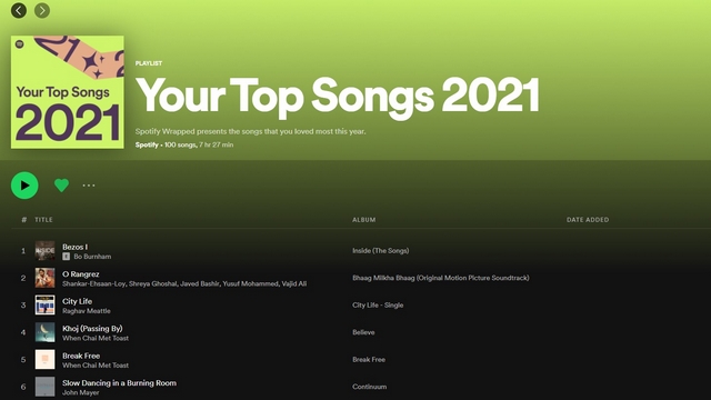 view your top songs with spotify wrapped