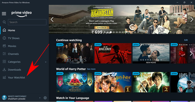 How to Remove Videos from Continue Watching on Prime Video | Beebom