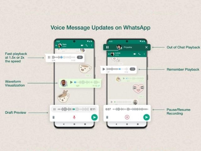 new whatsapp voice message features introduced