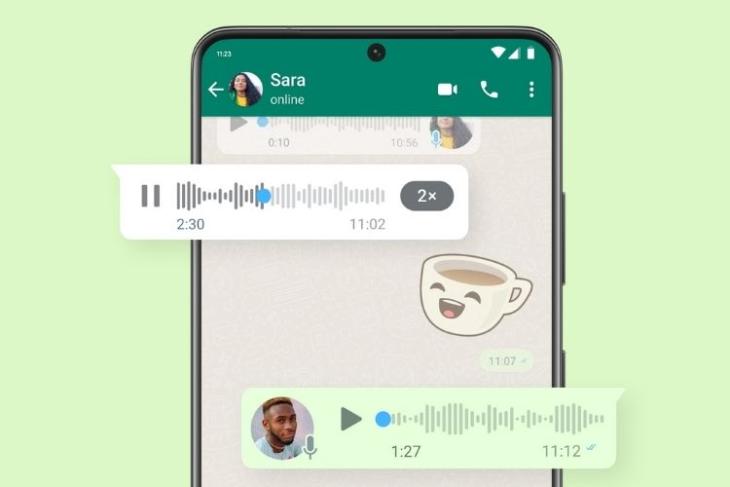 whatsapp voice message feature update