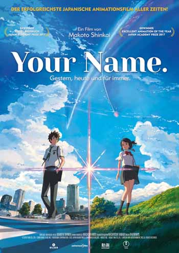 The poster of Your Name