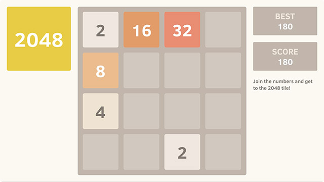 2048 puzzle game for apple tv