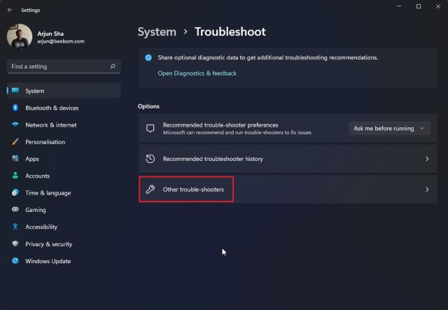 4. Run Windows Update Troubleshooter