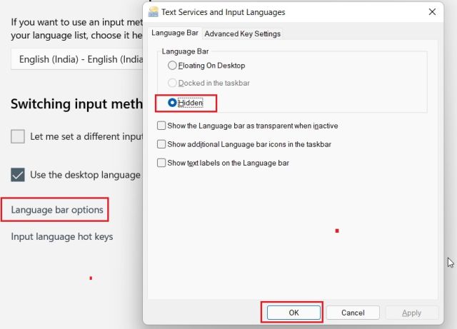 How to Remove the Language Switcher from Windows 11 Taskbar | Beebom