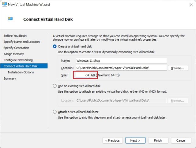 Install Windows 11 on Hyper-V Virtual Machine