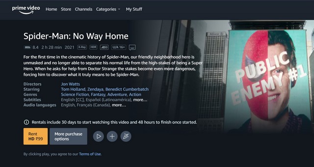 Amazon Prime Video Launches TVoD Service in India; Here's How to Rent Movies on Prime Video!