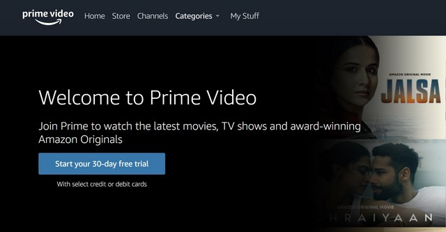 Rent amazon best sale prime video