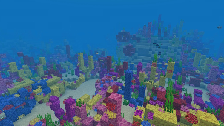 Warm Ocean biome in Minecraft