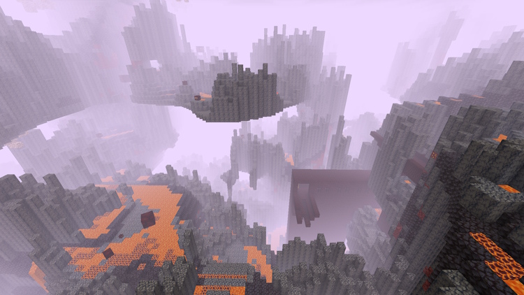 Basalt Deltas biome in Minecraft