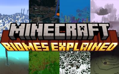 Different and unique biomes in Minecraft