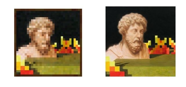 Bust - Cool Paintings in Minecraft