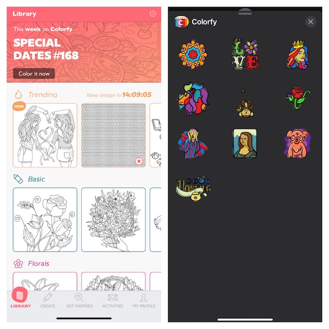 Colorfy iMessage game