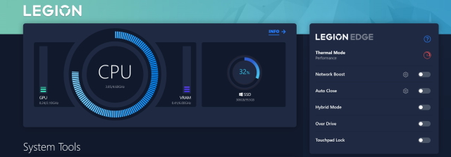 Vantage control center