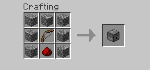 Crafting Recipe for Dispenser