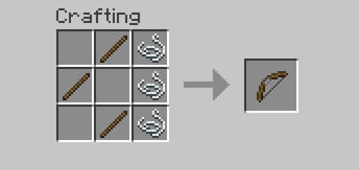 Crafting Recipe for a Bow