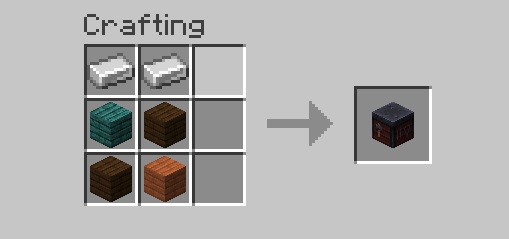 Crafting Recipe of Smithing Table