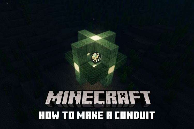 How to Make a Conduit in Minecraft Materials, Recipe, & More Beebom