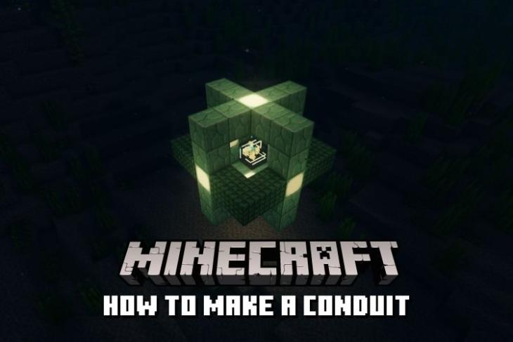 How to Make a Conduit in Minecraft