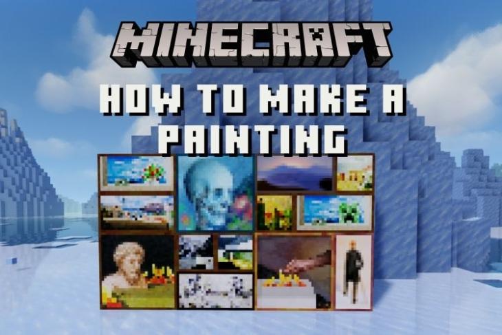 How Do You Make A Painting In Minecraft Survival