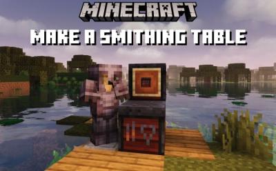 How to Make a Smithing Table in Minecraft