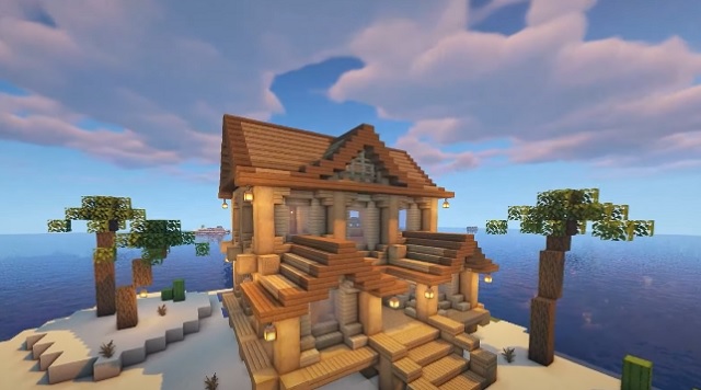 Остров - крутые вещи для постройки в Minecraft