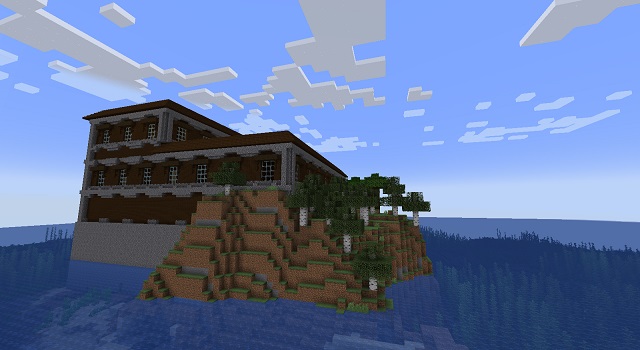 Semi di sopravvivenza Minecraft Mansion Island
