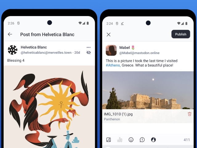 Aplikasi android alternatif twitter Mastodon dirilis