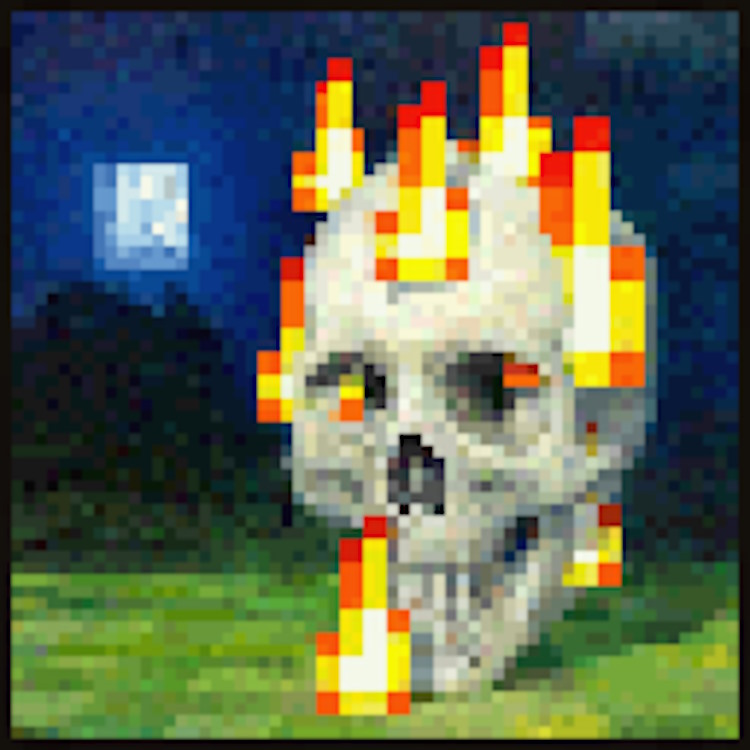 Skull On Fire