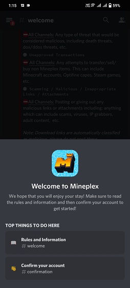 Mineplex Discord Server