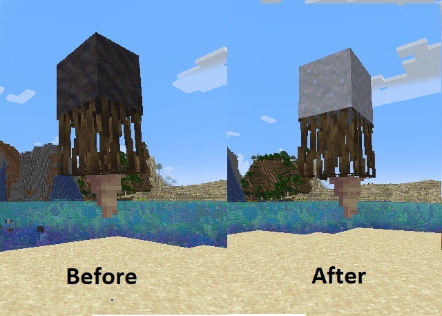 Mud to Clay with dripstone - Mangrove Swamp in Minecraft