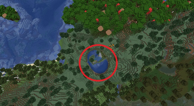 Natural Circle in Minecraft