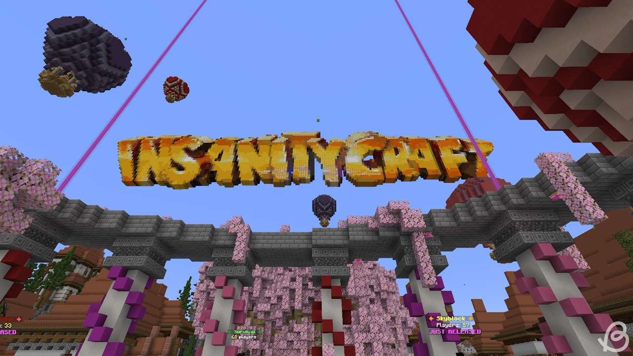 InsanityCraft Minecraft parkour server