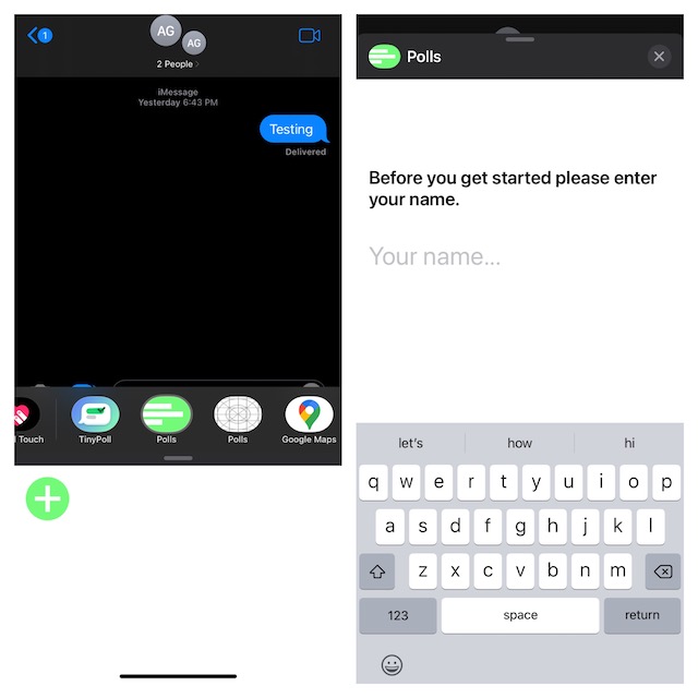 Polls - Create Polls in iMessage
