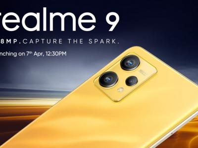 Realme 9 4G with a 108MP Samsung HM6 Sensor to Launch on April 7 in India