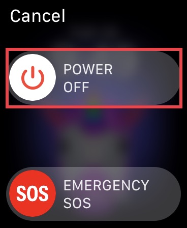 Restart your Apple Watch