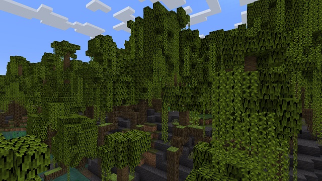 Made the Plantar Farm in the new Mangrove Swamp! : r/Minecraft