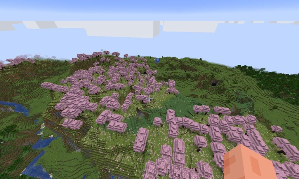 Chery blossoms Minecraft seed